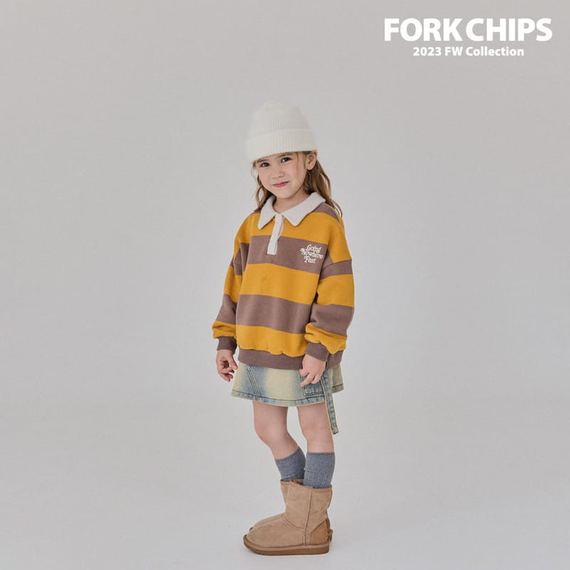 Fork Chips - Korean Children Fashion - #kidzfashiontrend - Nude St Sweatshirt - 9