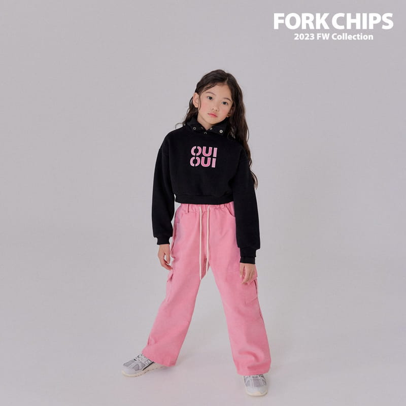 Fork Chips - Korean Children Fashion - #kidzfashiontrend - Sand Rib Pants - 8