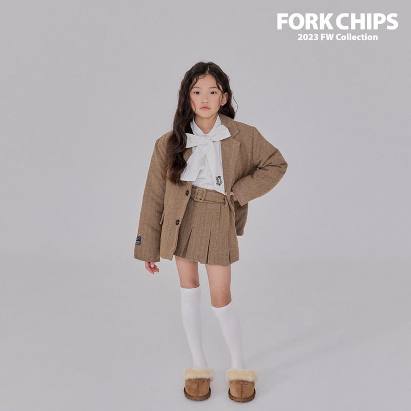 Fork Chips - Korean Children Fashion - #littlefashionista - Cash Button Jacket - 9