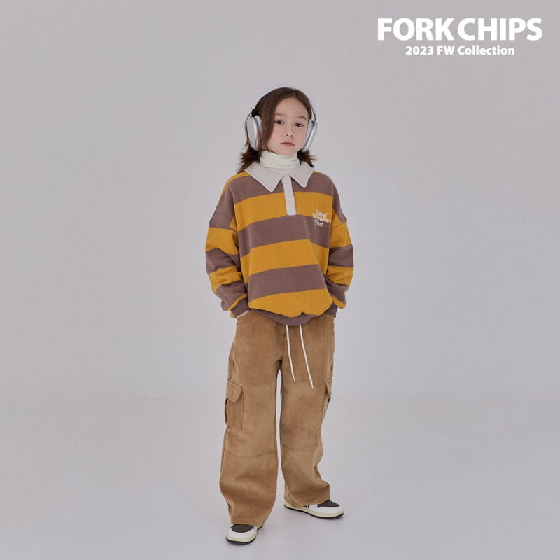 Fork Chips - Korean Children Fashion - #littlefashionista - Nude St Sweatshirt - 11