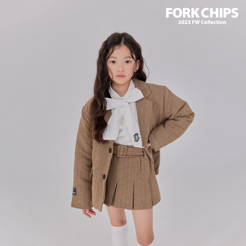 Fork Chips - Korean Children Fashion - #magicofchildhood - Cash Button Jacket - 10