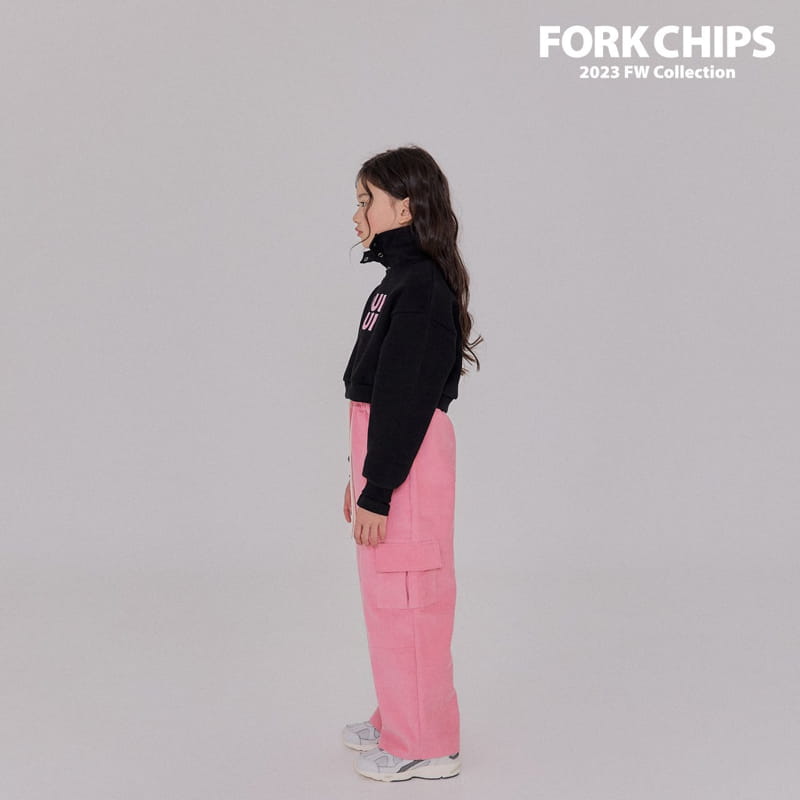 Fork Chips - Korean Children Fashion - #magicofchildhood - Sand Rib Pants - 11
