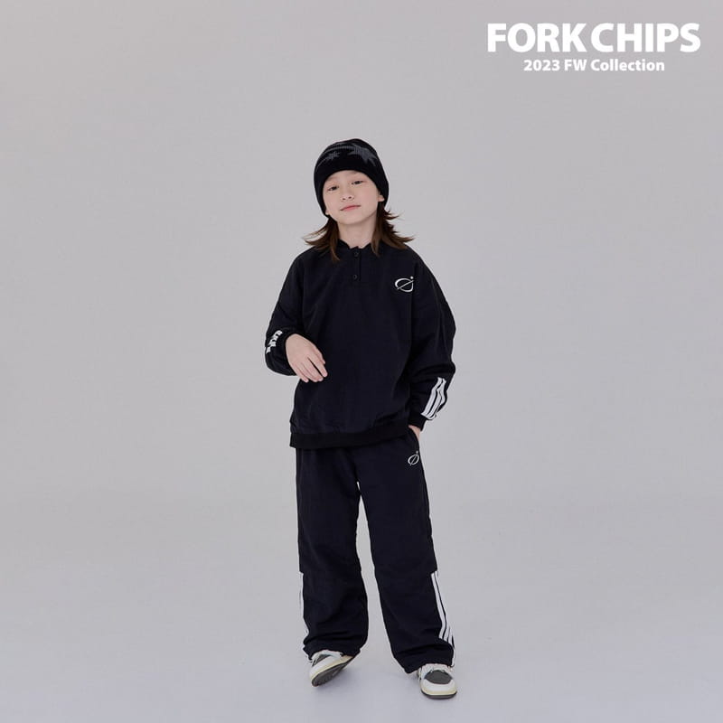Fork Chips - Korean Children Fashion - #magicofchildhood - Shooting Anorak Sweatshirt - 3