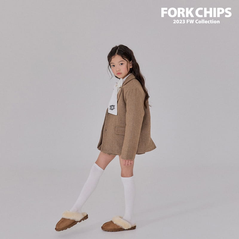 Fork Chips - Korean Children Fashion - #minifashionista - Cash Button Jacket - 11