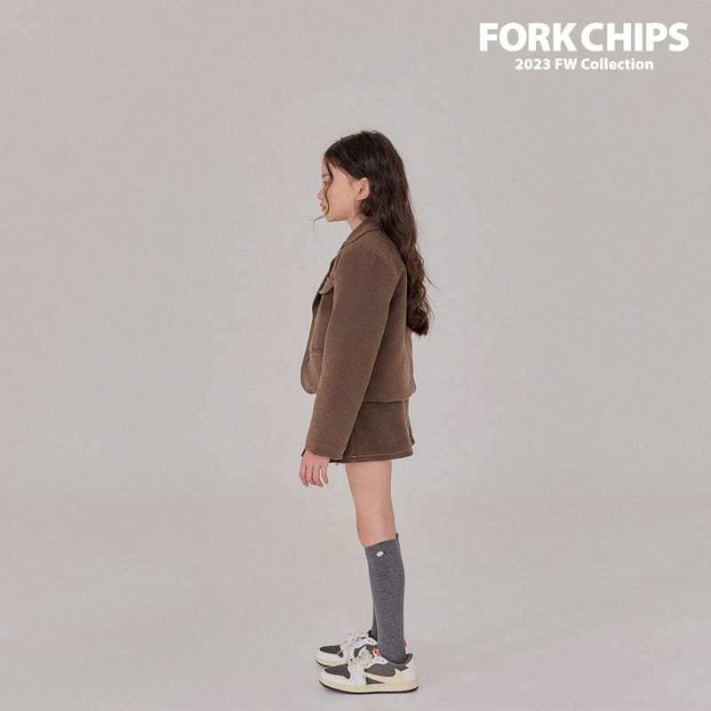 Fork Chips - Korean Children Fashion - #minifashionista - Nuts Stitch Jacket - 8