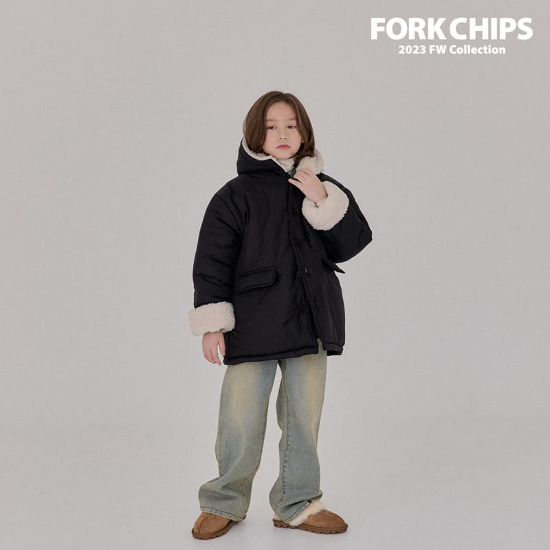 Fork Chips - Korean Children Fashion - #minifashionista - Happy Padding Jumper - 11