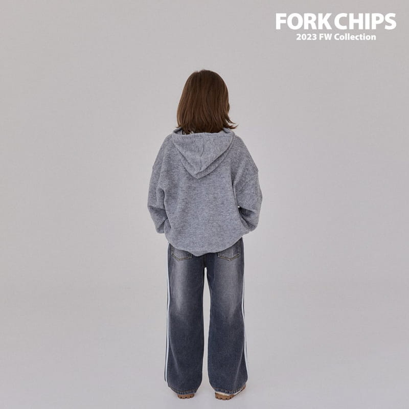 Fork Chips - Korean Children Fashion - #minifashionista - Line Jeans - 10