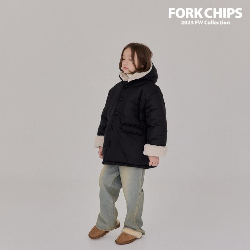 Fork Chips - Korean Children Fashion - #prettylittlegirls - Happy Padding Jumper - 12