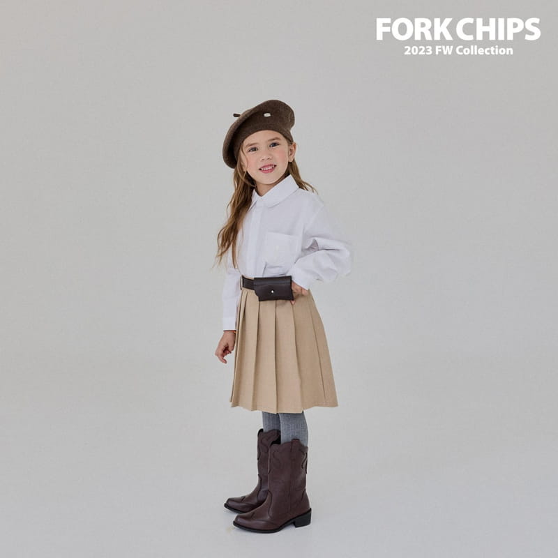 Fork Chips - Korean Children Fashion - #prettylittlegirls - Trade Shirt