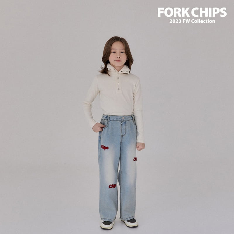 Fork Chips - Korean Children Fashion - #stylishchildhood - Tom Turtleneck Tee - 2