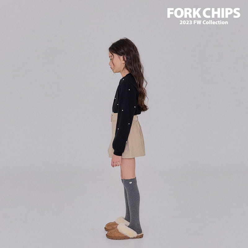 Fork Chips - Korean Children Fashion - #todddlerfashion - Pearl Crop Cardigan - 8