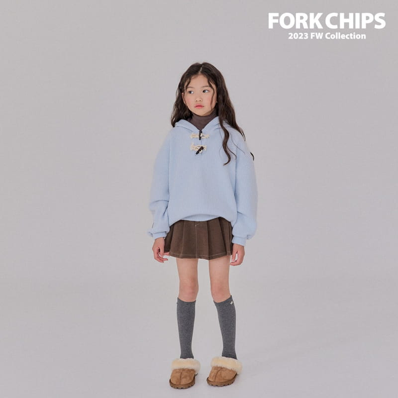 Fork Chips - Korean Children Fashion - #todddlerfashion - Dubble Hoody Tee - 2
