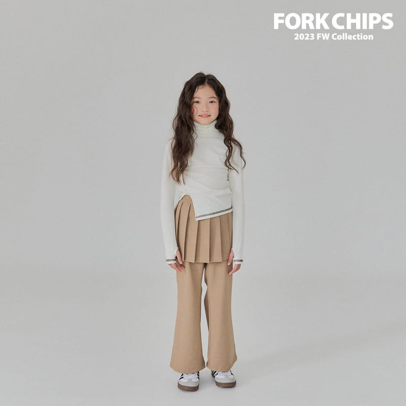 Fork Chips - Korean Children Fashion - #toddlerclothing - Lamp Pleats Pants - 12