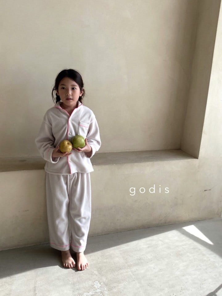 Godis - Korean Children Fashion - #discoveringself - Fleece Pajama - 10