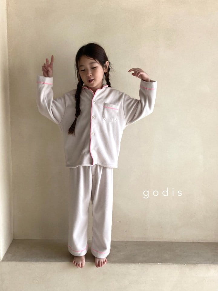 Godis - Korean Children Fashion - #kidsshorts - Fleece Pajama - 12