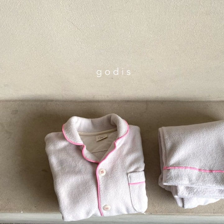 Godis - Korean Children Fashion - #magicofchildhood - Fleece Pajama - 3