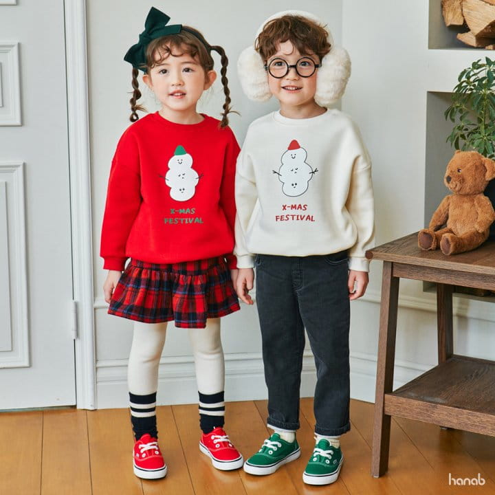 Hanab - Korean Children Fashion - #Kfashion4kids - Snowman Sweatshirt - 5