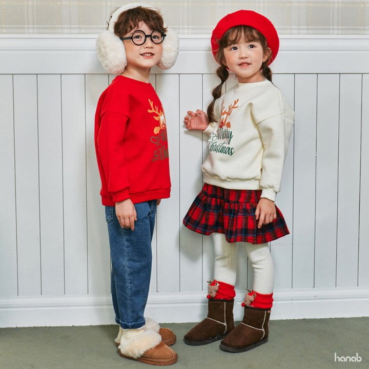 Hanab - Korean Children Fashion - #kidzfashiontrend - Rudolf Sweatshirt - 4