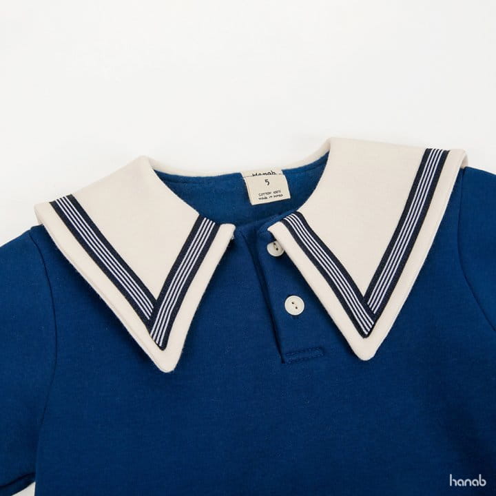 Hanab - Korean Children Fashion - #childofig - Point Collar Top Bottom Set Skirt - 5