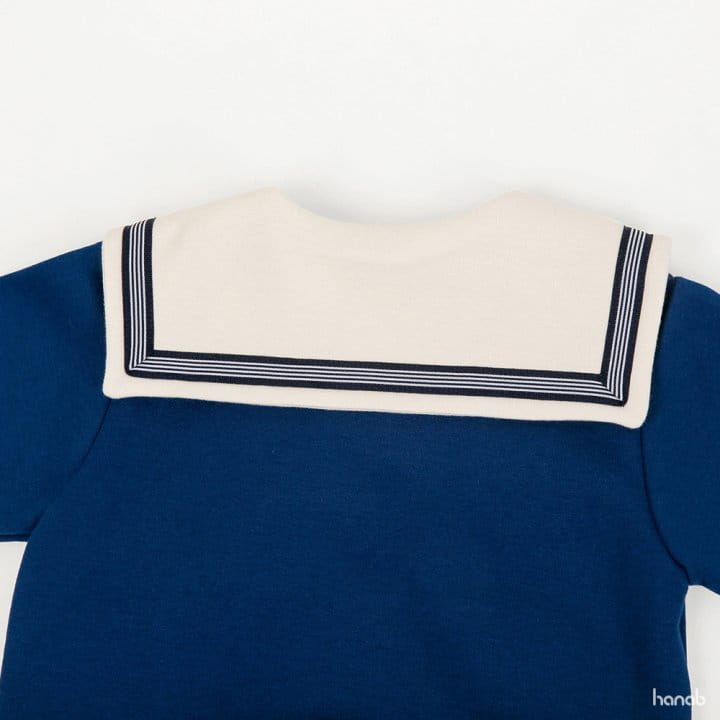 Hanab - Korean Children Fashion - #fashionkids - Point Collar Top Bottom Set Skirt - 9