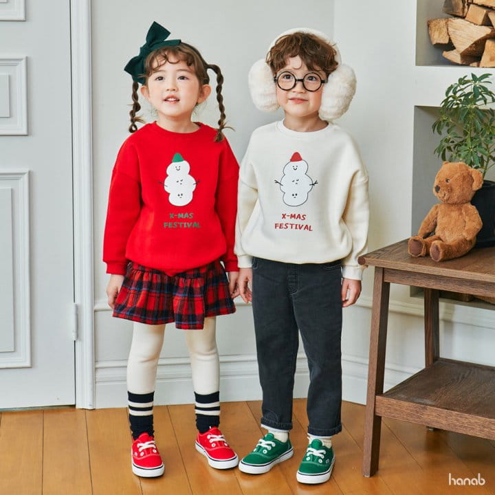 Hanab - Korean Children Fashion - #fashionkids - Snowman Sweatshirt
