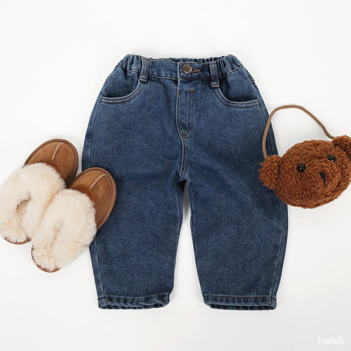 Hanab - Korean Children Fashion - #kidsshorts - Fleece Jeans - 4