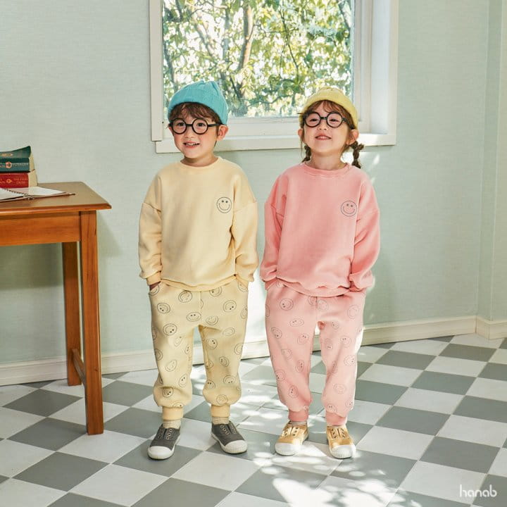 Hanab - Korean Children Fashion - #kidsstore - Be Happy Top Bottom Set