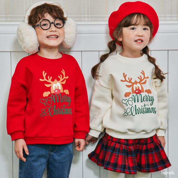 Hanab - Korean Children Fashion - #littlefashionista - Rudolf Sweatshirt - 5