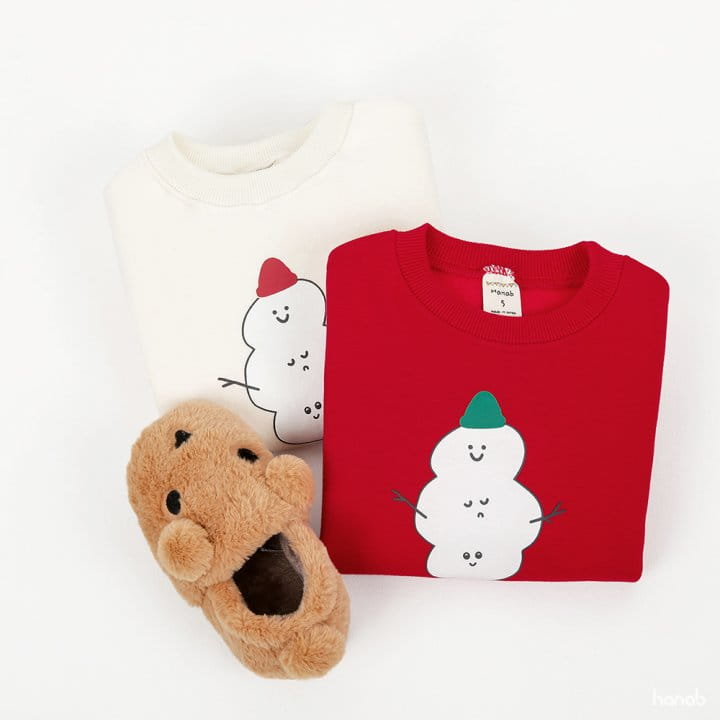 Hanab - Korean Children Fashion - #magicofchildhood - Snowman Sweatshirt - 7