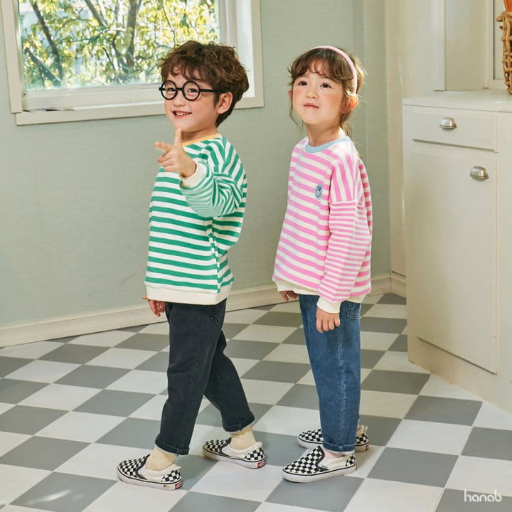 Hanab - Korean Children Fashion - #minifashionista - Striaght Fleece Jeans - 10