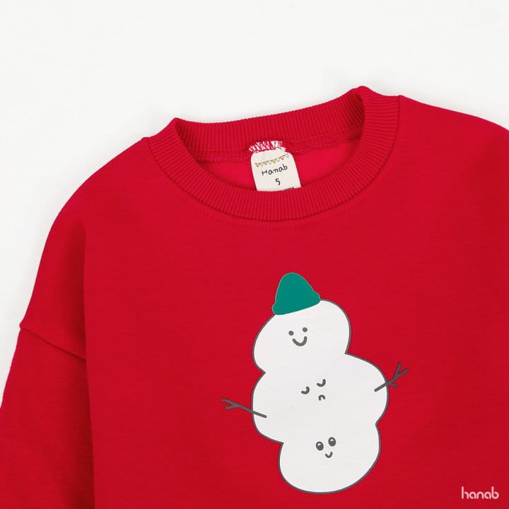 Hanab - Korean Children Fashion - #toddlerclothing - Snowman Sweatshirt - 11