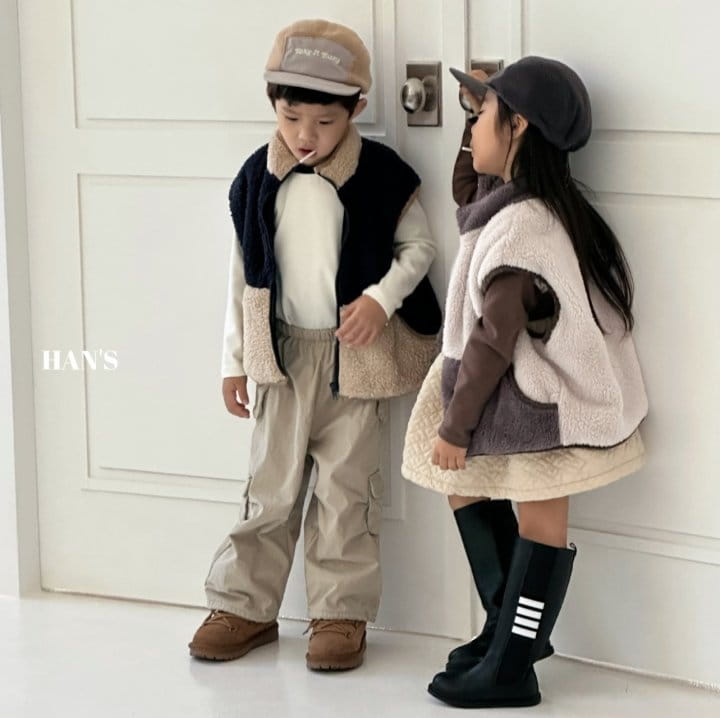 Han's - Korean Children Fashion - #childofig - Block Color Vest - 8