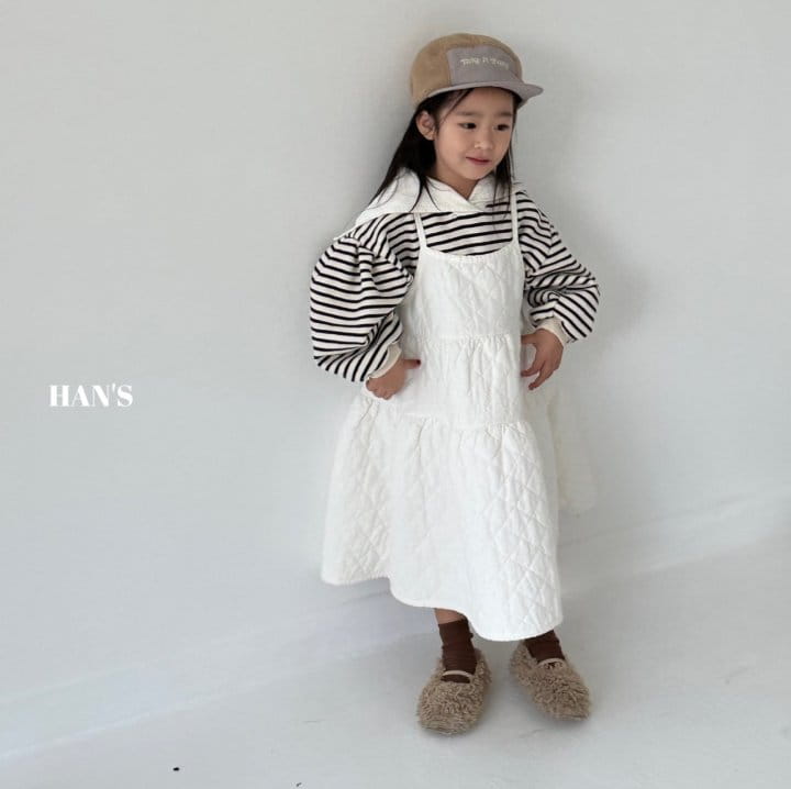 Han's - Korean Children Fashion - #fashionkids - Jenny Quilting One-piece - 3
