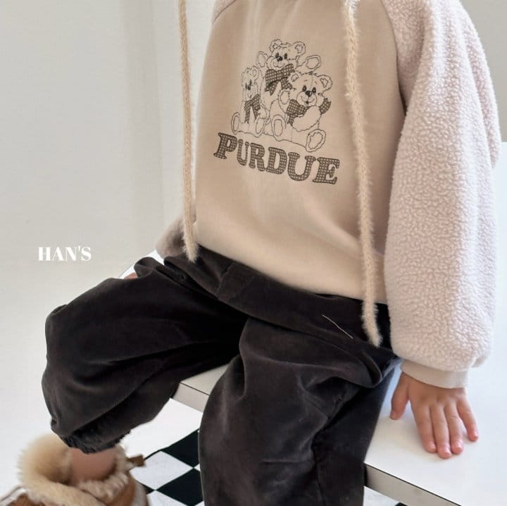 Han's - Korean Children Fashion - #kidsshorts - Pop Corn Raglan Sweatshirt - 12