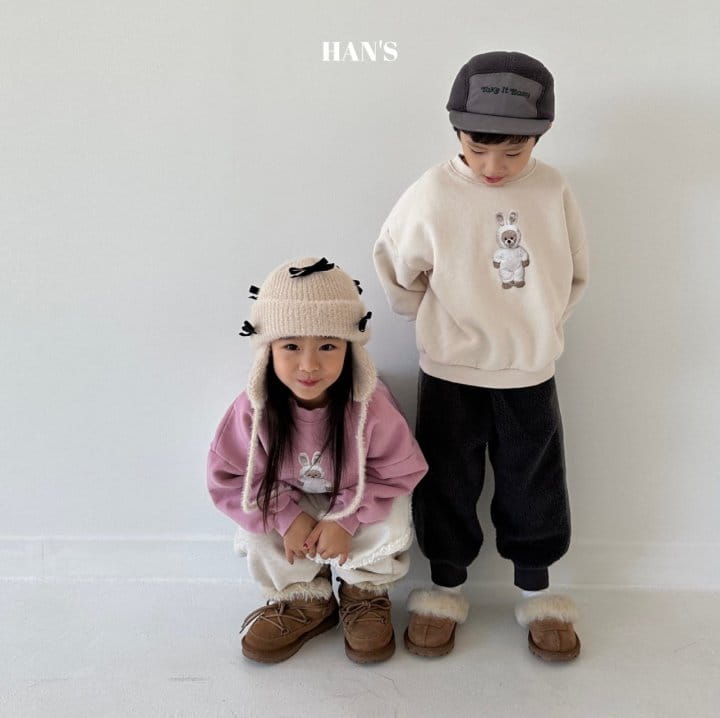 Han's - Korean Children Fashion - #kidsshorts - Rabbit Sweatshirt - 9