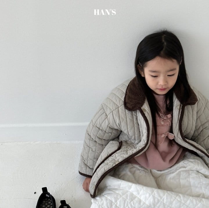 Han's - Korean Children Fashion - #kidsshorts - Quilting Jacket - 6