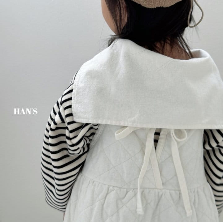 Han's - Korean Children Fashion - #fashionkids - Jenny Quilting One-piece - 4