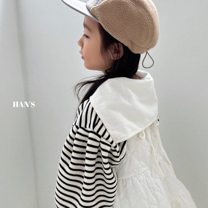 Han's - Korean Children Fashion - #magicofchildhood - Jenny Quilting One-piece - 9