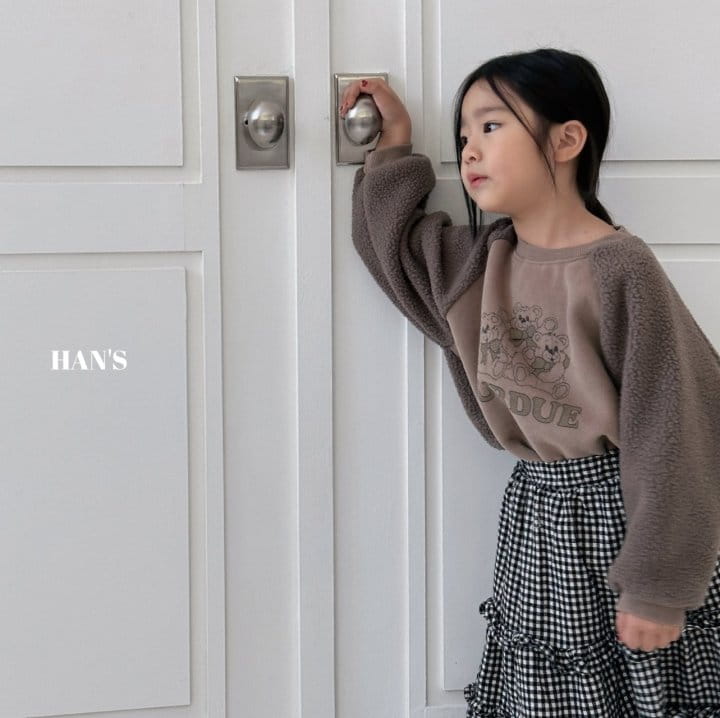 Han's - Korean Children Fashion - #prettylittlegirls - Pop Corn Raglan Sweatshirt - 3