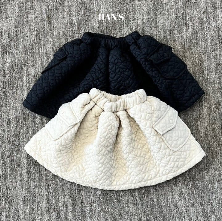 Han's - Korean Children Fashion - #stylishchildhood - Quilting Pocket Skirt