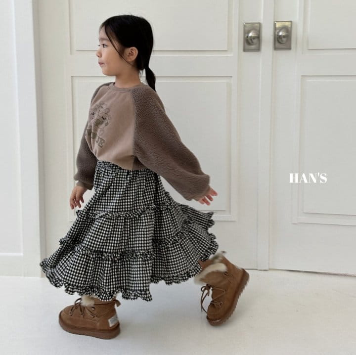 Han's - Korean Children Fashion - #prettylittlegirls - Pop Corn Raglan Sweatshirt - 4