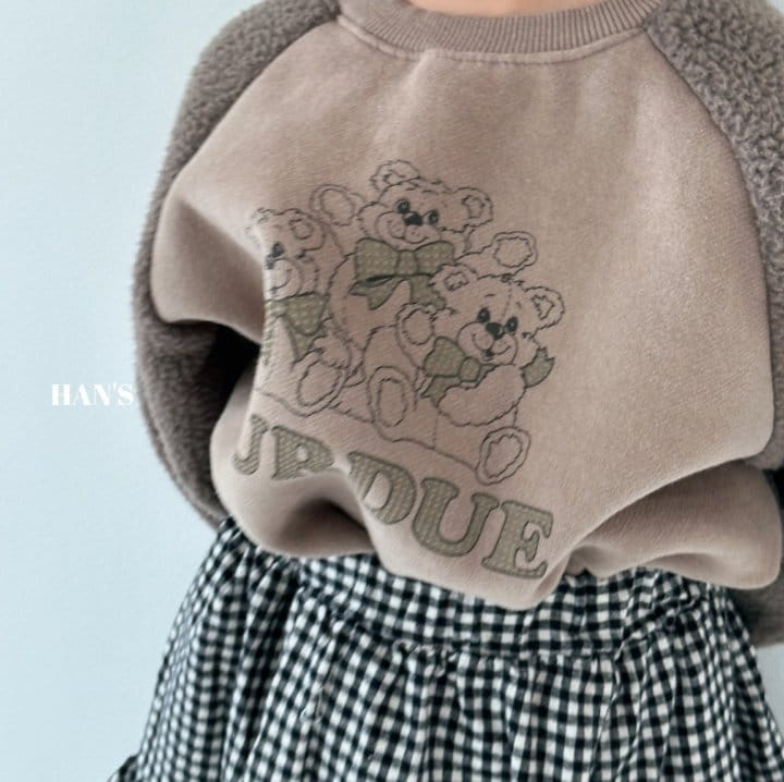 Han's - Korean Children Fashion - #toddlerclothing - Pop Corn Raglan Sweatshirt - 5