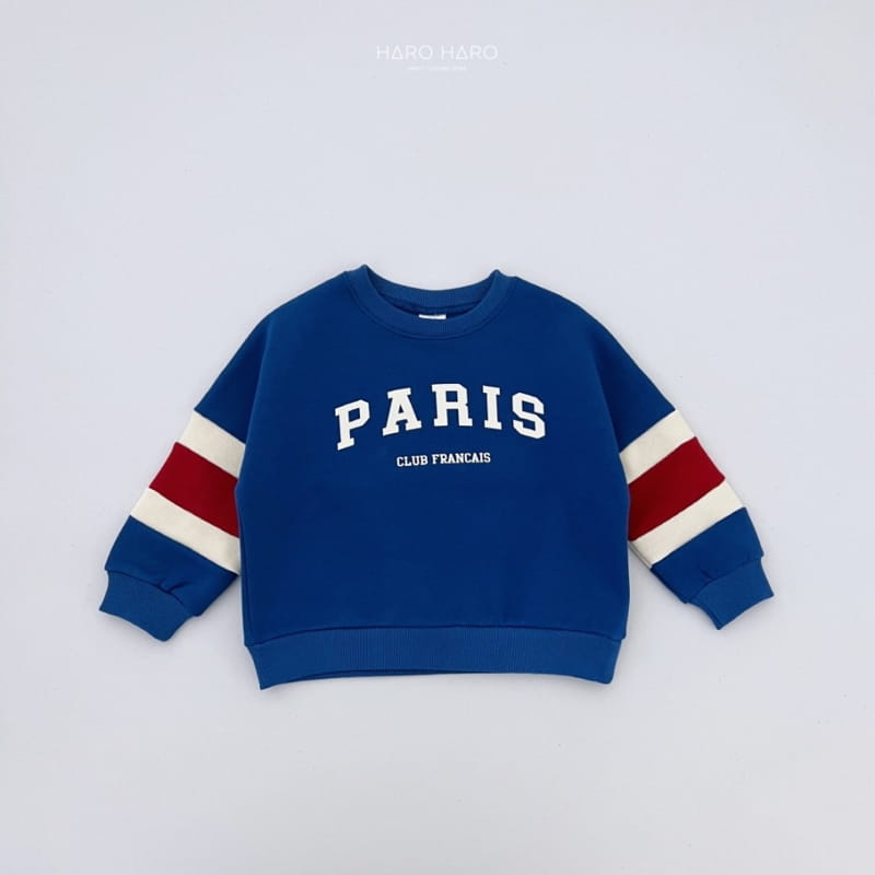 Haro Haro - Korean Children Fashion - #childofig - Paris Fleece Sweatshirt Fleece - 2