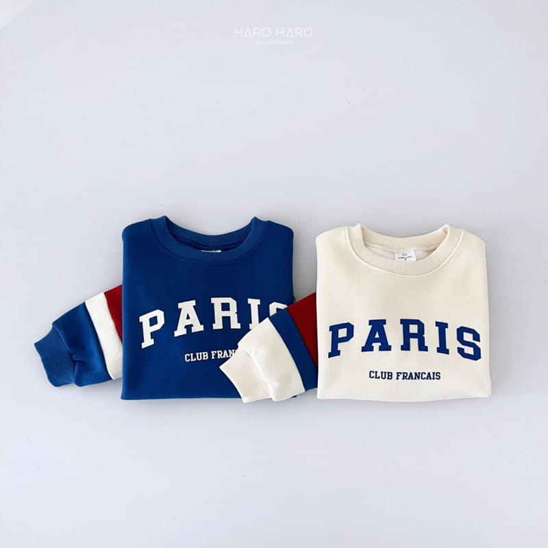 Haro Haro - Korean Children Fashion - #childrensboutique - Paris Fleece Sweatshirt Fleece - 4