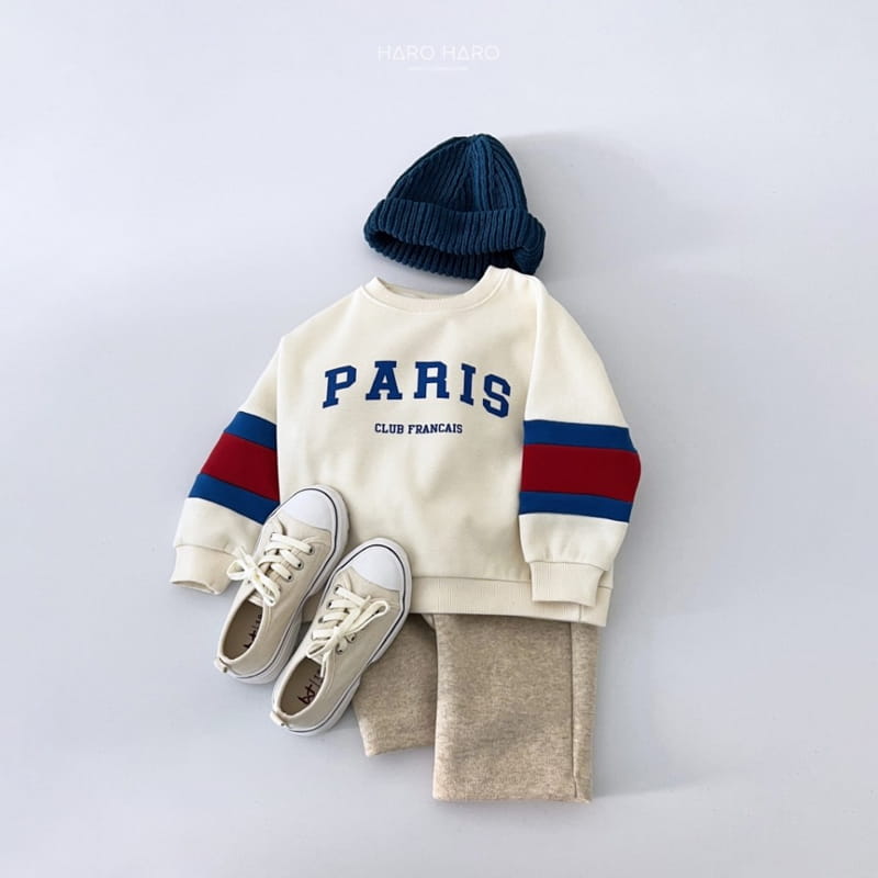 Haro Haro - Korean Children Fashion - #kidsshorts - Paris Fleece Sweatshirt Fleece - 7