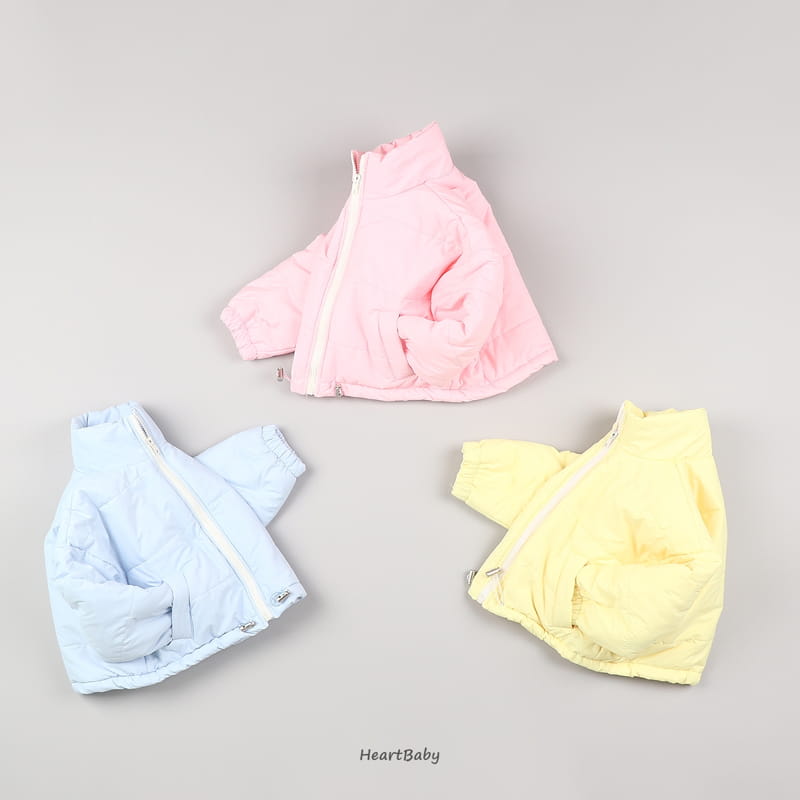 Heart Baby - Korean Children Fashion - #Kfashion4kids - Cotton Candy Padding Jacket - 8