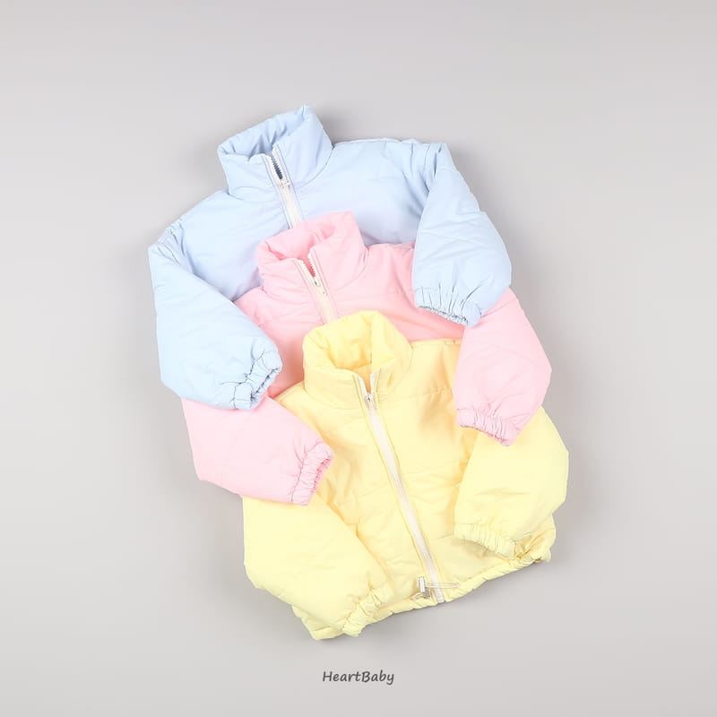 Heart Baby - Korean Children Fashion - #discoveringself - Cotton Candy Padding Jacket - 4