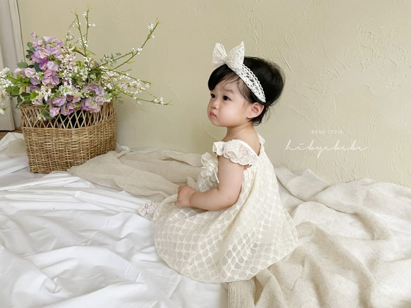 Hi Byebebe - Korean Baby Fashion - #babyboutiqueclothing - Frog Flower Lace One-piece - 5