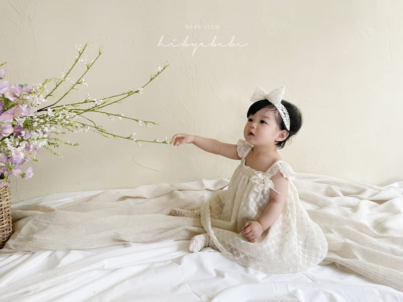 Hi Byebebe - Korean Baby Fashion - #babyfashion - Frog Flower Lace One-piece - 7