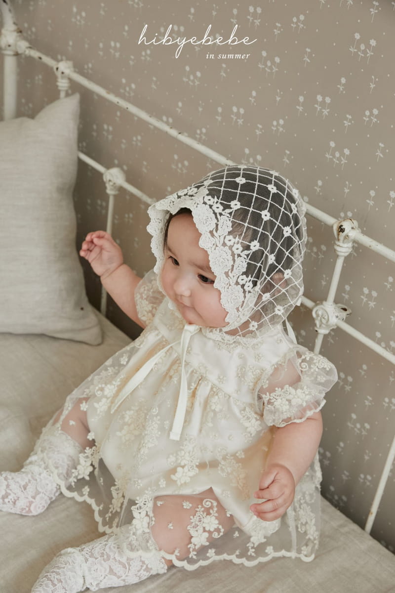 Hi Byebebe - Korean Baby Fashion - #babygirlfashion - Blosoom Lace Bonnet - 6
